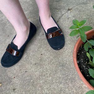 Dansko Black Suede Olena Loafer size 38